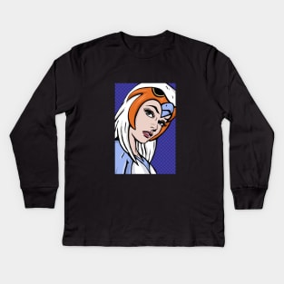 Sorceress Lichtenstein Kids Long Sleeve T-Shirt